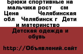 Брюки спортивные на мальчика рост 158см › Цена ­ 500 - Челябинская обл., Челябинск г. Дети и материнство » Детская одежда и обувь   